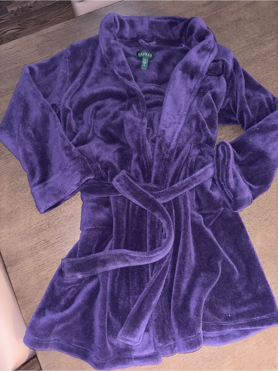 Ralph Lauren Other - Ralph Lauren Plush Purple Bathrobe